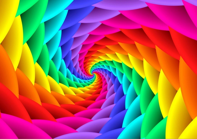 Enjoy puslespil Gradient Regnbuehvirvel 1000 brikker