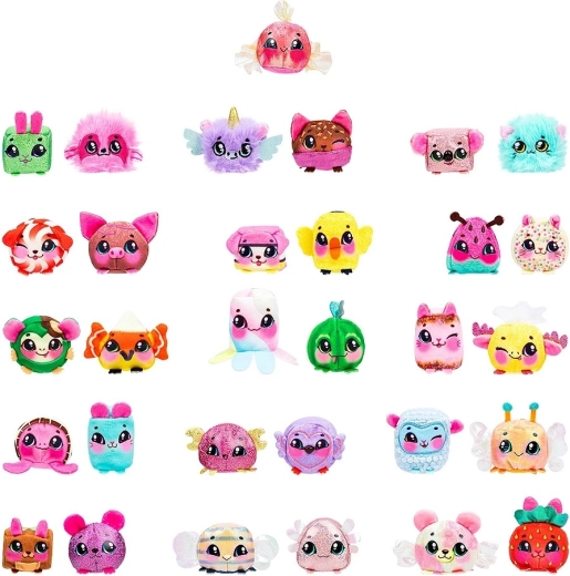 Saml over 30 nuttede figurer