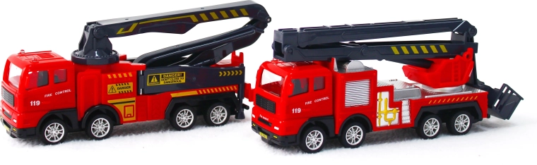 Brandbil med drejelig brandslukningsarm