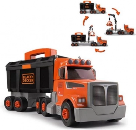 Trækker 3i1 Black+Decker med Værktøj og Krane