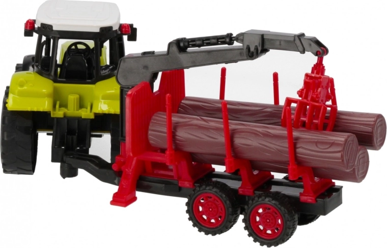 Bevægelig kran til lastning af træstammer