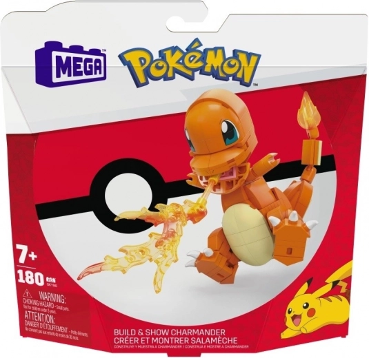Byggesæt Pokémon Squirtle mellemstørrelse – samlbar figur – Charmander
