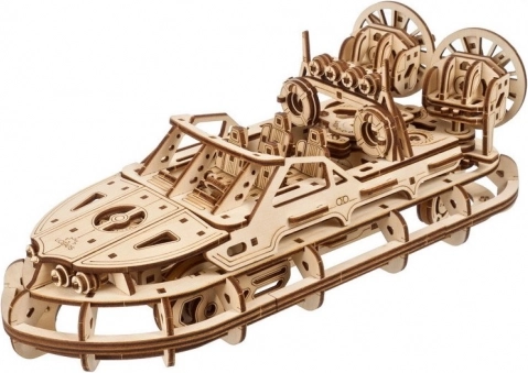 Ugears 3D mekanisk træpuslespil – bæltekøretøj til terræn