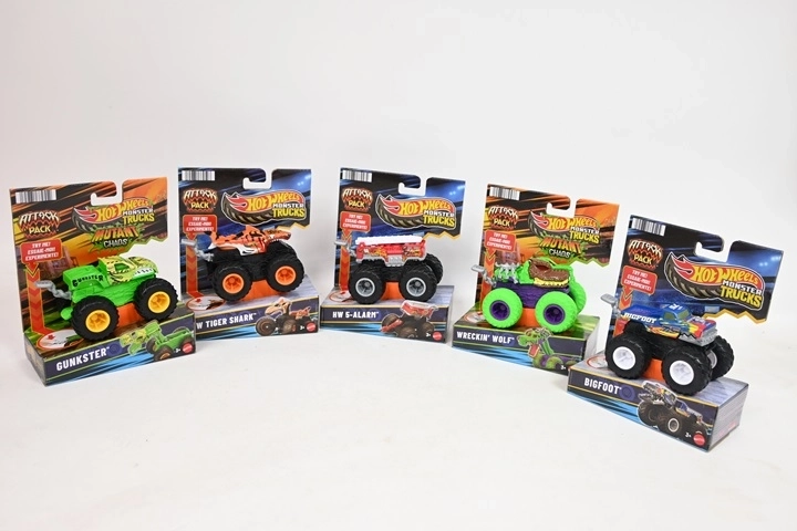 Hot Wheels monster truck – robust legetøjsbil med store hjul (JMK92)