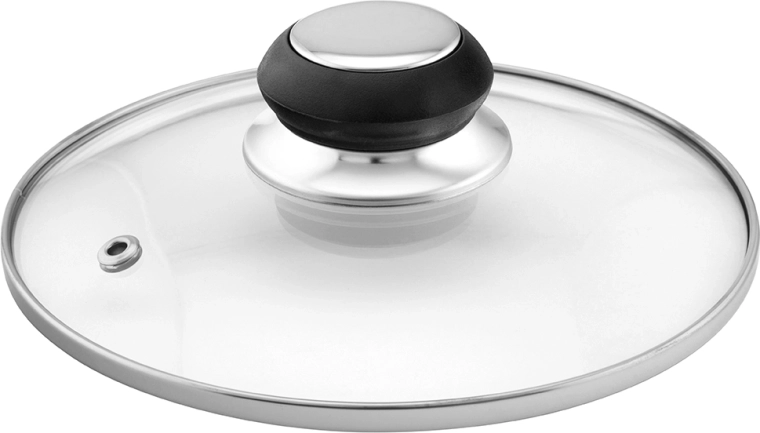 Glaslåg med dampventil
