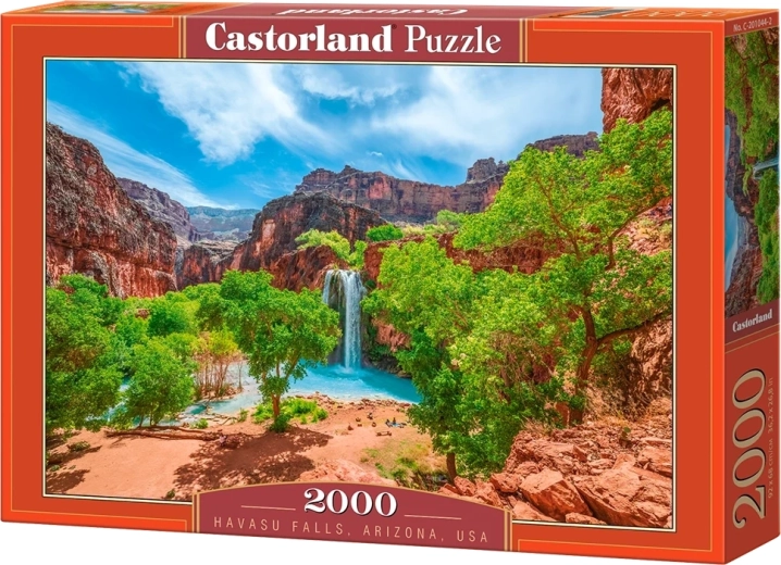 Castorland-puslespil Havasu-vandfaldene i Arizona, USA, 2000 brikker