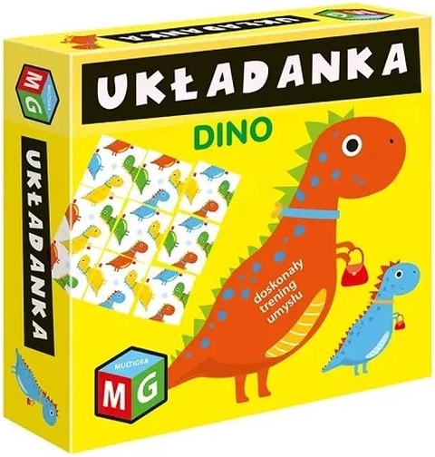 Dino billedpuslespil 3 × 3