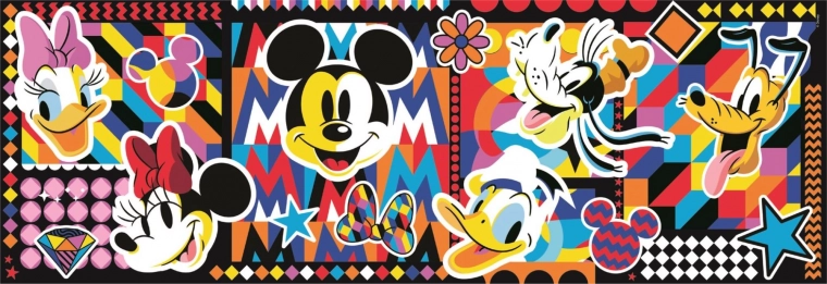 Puslespil 1000 brikker Panorama Compact Disney Classic