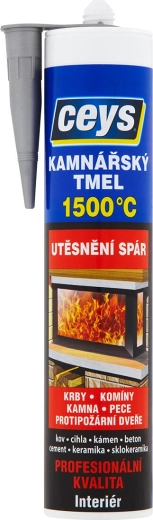Ildfast ovn- og pejstætning 310 ml sort CEYS
