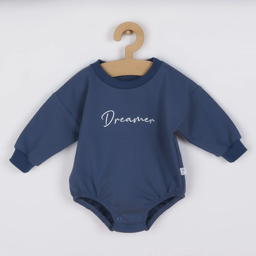Baby body i joggingstof baggy Koala Dreamer blå