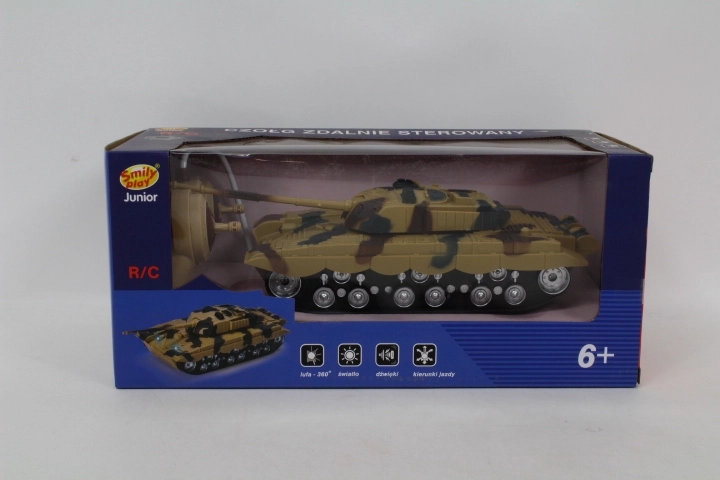 SmilyPlay fjernstyret tank med oplader