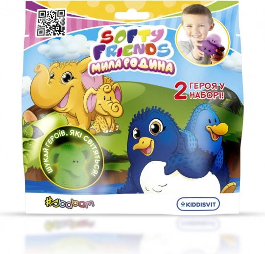 Strækbare plysdyr Softy Friends – Rocza Rodzina