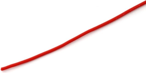 Silikoneleder MSP 0,5 mm² (20 AWG) rød 1 m