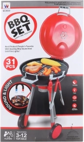Børne-BBQ-grill med batteridrevne effekter
