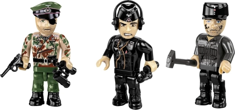3 minifigurer til besætning og diorama