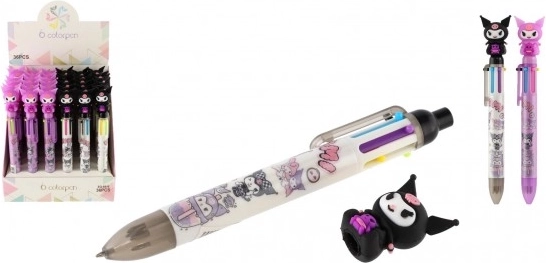 Pen med seks farver og figur