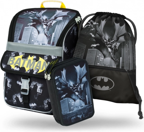 Sæt med skolesager Zippy Batman Dark City