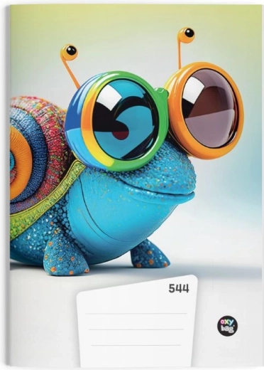 A5 linjeret notesbog 40 ark Snegl
