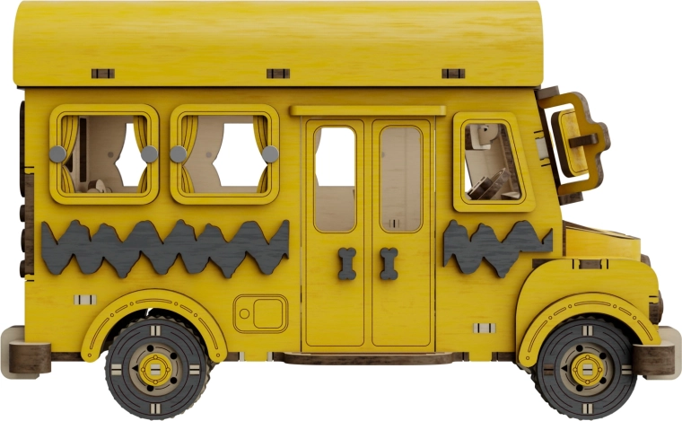 Præcist træbaseret DIY-byggesæt