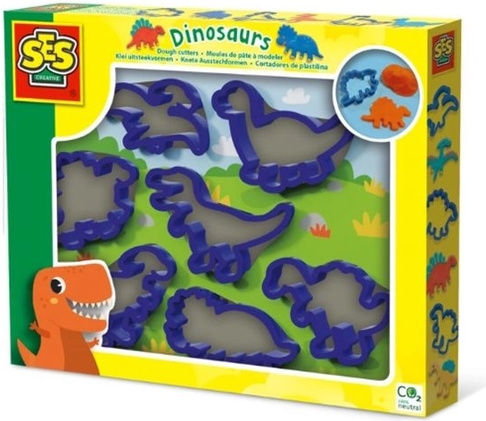 SES udstikkere til dej og modellervoks – dinosaurer
