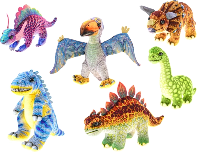 Plysdinosaur 18–26 cm – superblød bamse til de allermindste