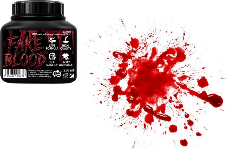Kunstigt blod til professionel makeup 250 ml