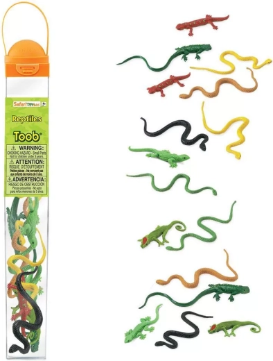 Safari Ltd. Toobs rør Reptiler – reptilfigurer - 1 stk.