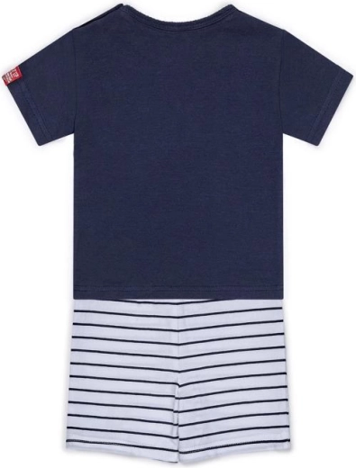 Stribede shorts med elastisk talje