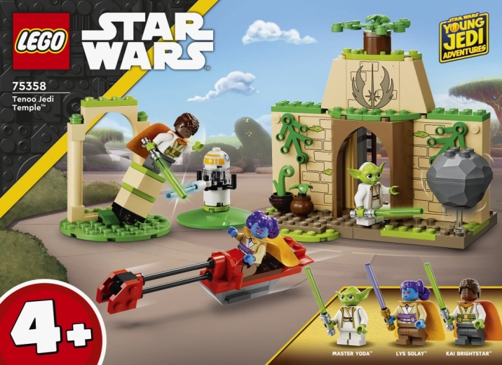 lego star wars jedi-templet på tenoo startsæt (124 dele)