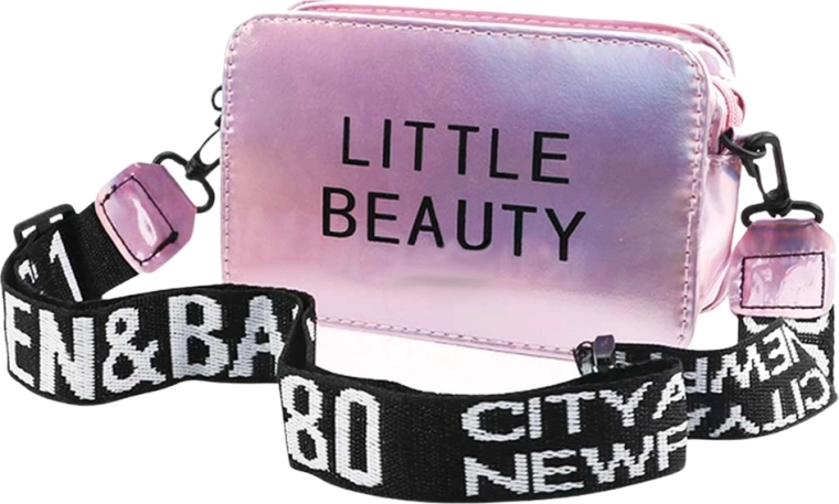 Stilfuld LITTLE BEAUTY-håndtaske med justerbar rem
