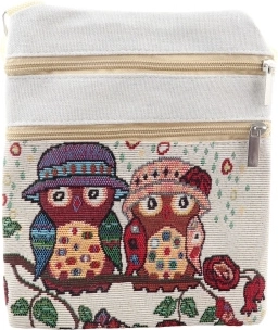Skuldertaske med uglemotiv - 1 stk.