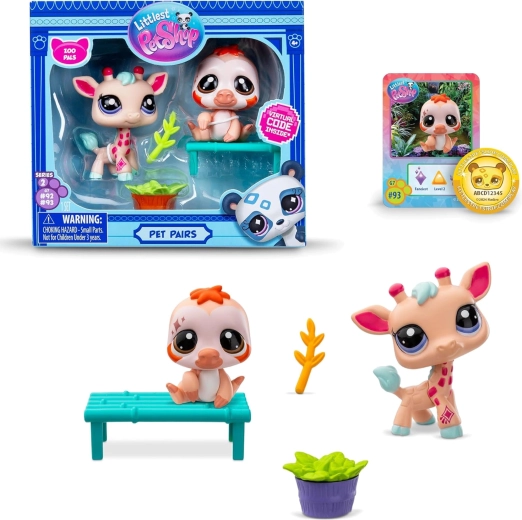 Hasbro Littlest Pet Shop Pet Zoo-sæt med figurer og tilbehør