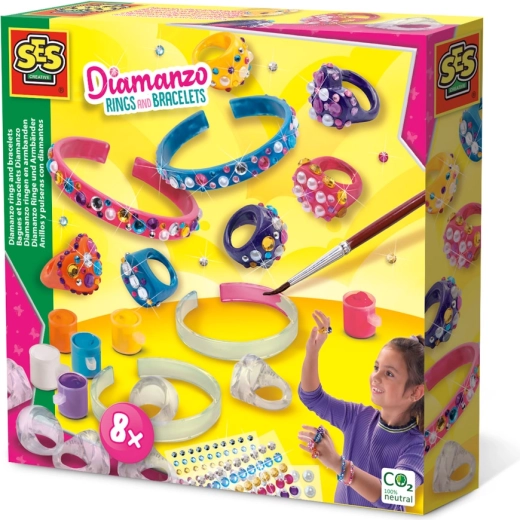 SES Creative Diamanzo ringe og armbånd kreativt sæt