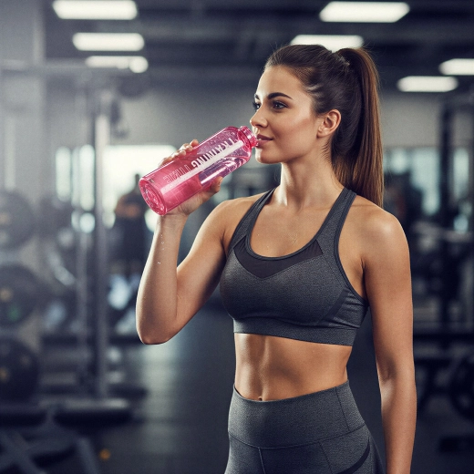 Sporty plastflaske Training Time 550 ml - 1 stk.
