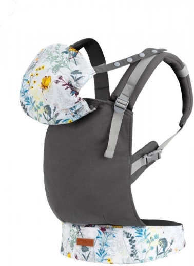 Ergonomisk bæresele MoMi COLLET – Blomstret
