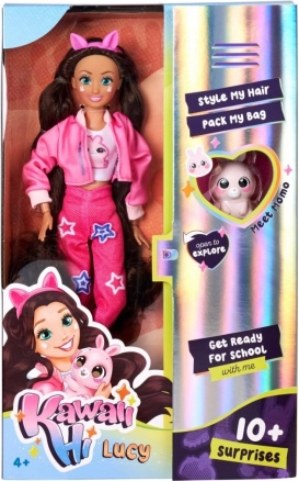 Dukke Kawaii Hi Lucy og kaninen Momo