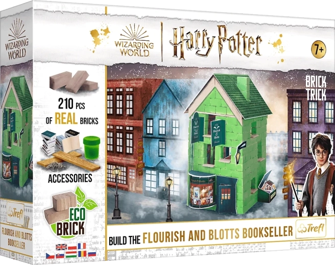 Byggesæt BRICK TRICK HARRY POTTER – Boghandlen Flourish and Blotts, 210 dele