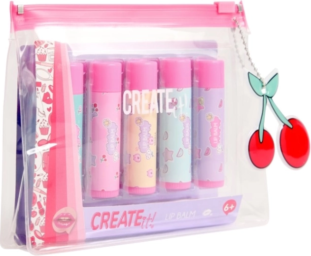 Praktisk gennemsigtigt etui med lynlås