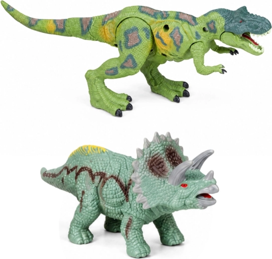 To dinosaurer til actionfyldte historier