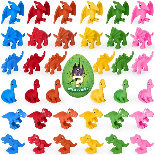 Mystisk æg med mini-dinosaur