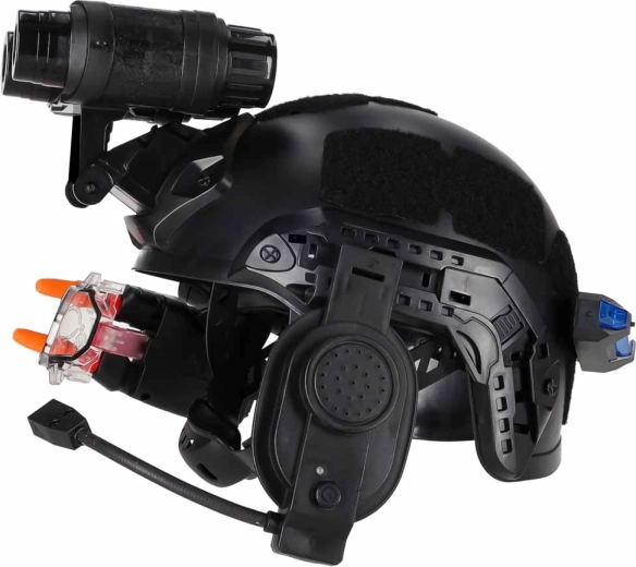 Headset med mikrofon og lydeffekt
