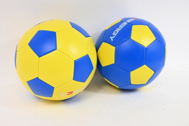 Gul-blå fodbold