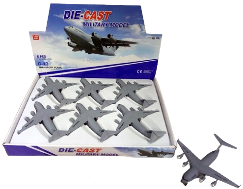 Metalmodel af flyet BOEING C-17 i skala 1:500