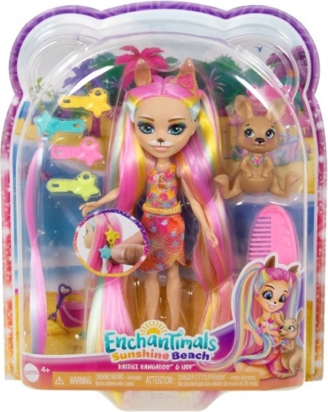 Enchantimals Deluxe kænguru-dukke