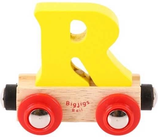 Bigjigs Rail vogn til trætogbane bogstav R