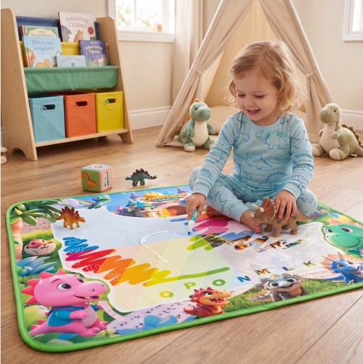 Dinosaurernes verden for små kunstnere