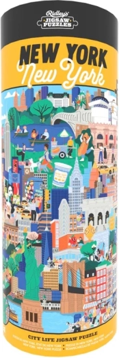 Ridley's Games puslespil Livet i New York 1000 brikker