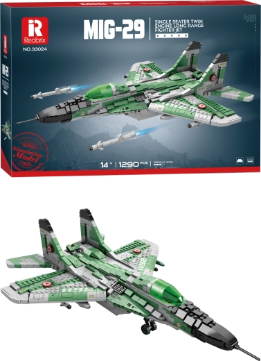 Byggesæt af jagerfly MiG-29 (1290 dele)