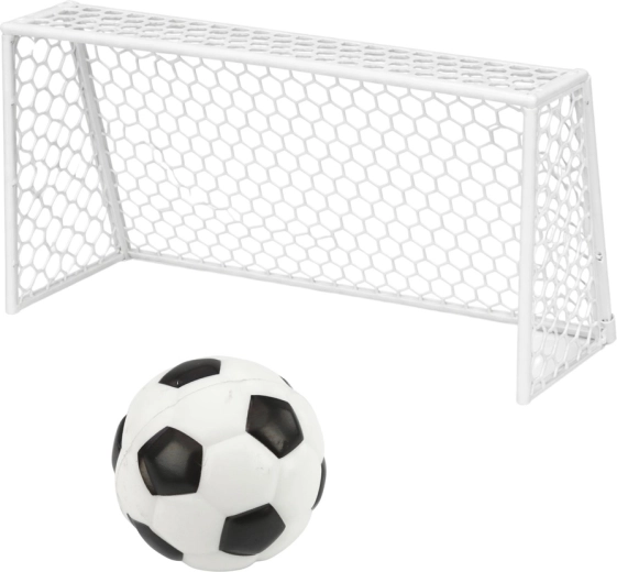 Fodbold hvor som helst: mini-mål og bold med i pakken