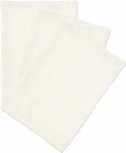 Timboo vaskeklude Daisy White (3 stk.)